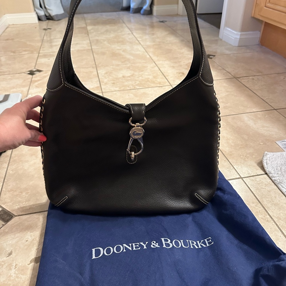 Dooney & Bourke dark brown  Leather Women's Bag